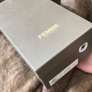 Femme Gia Heel - Silver Leather / PVC